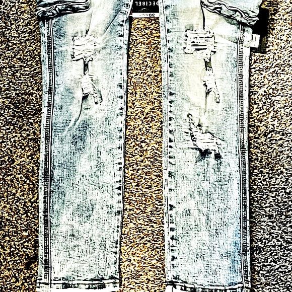 Decibel  Men’s Ripped Cargo Jeans - Picture 7 of 16